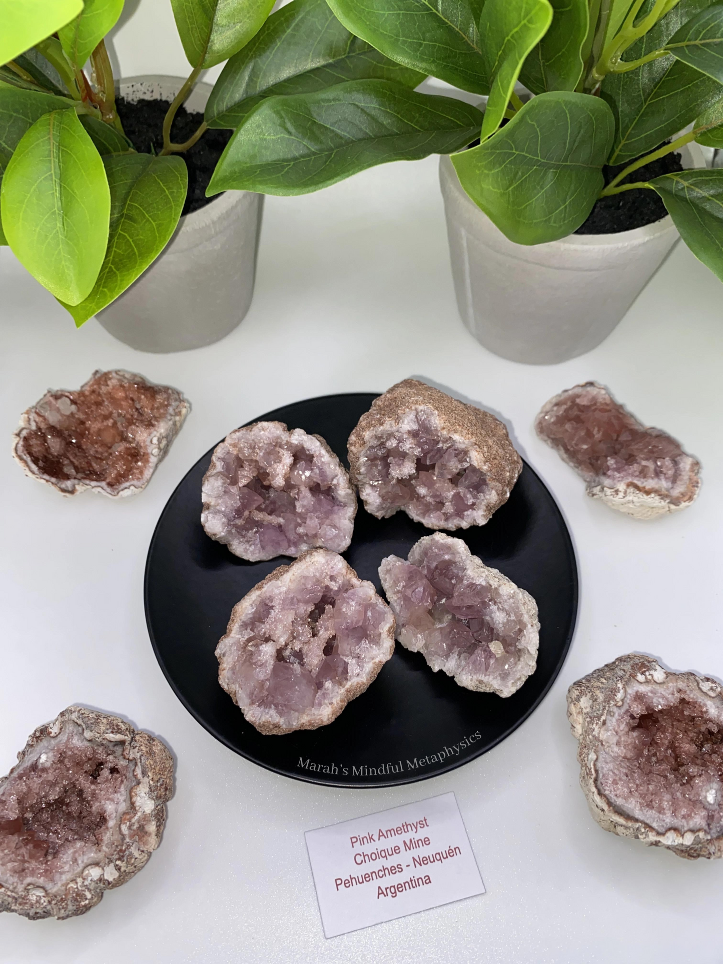 Pink Amethyst Geode