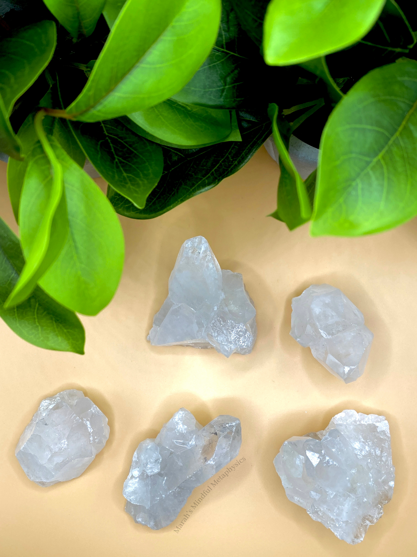 Raw Clear Quartz Crystal Cluster