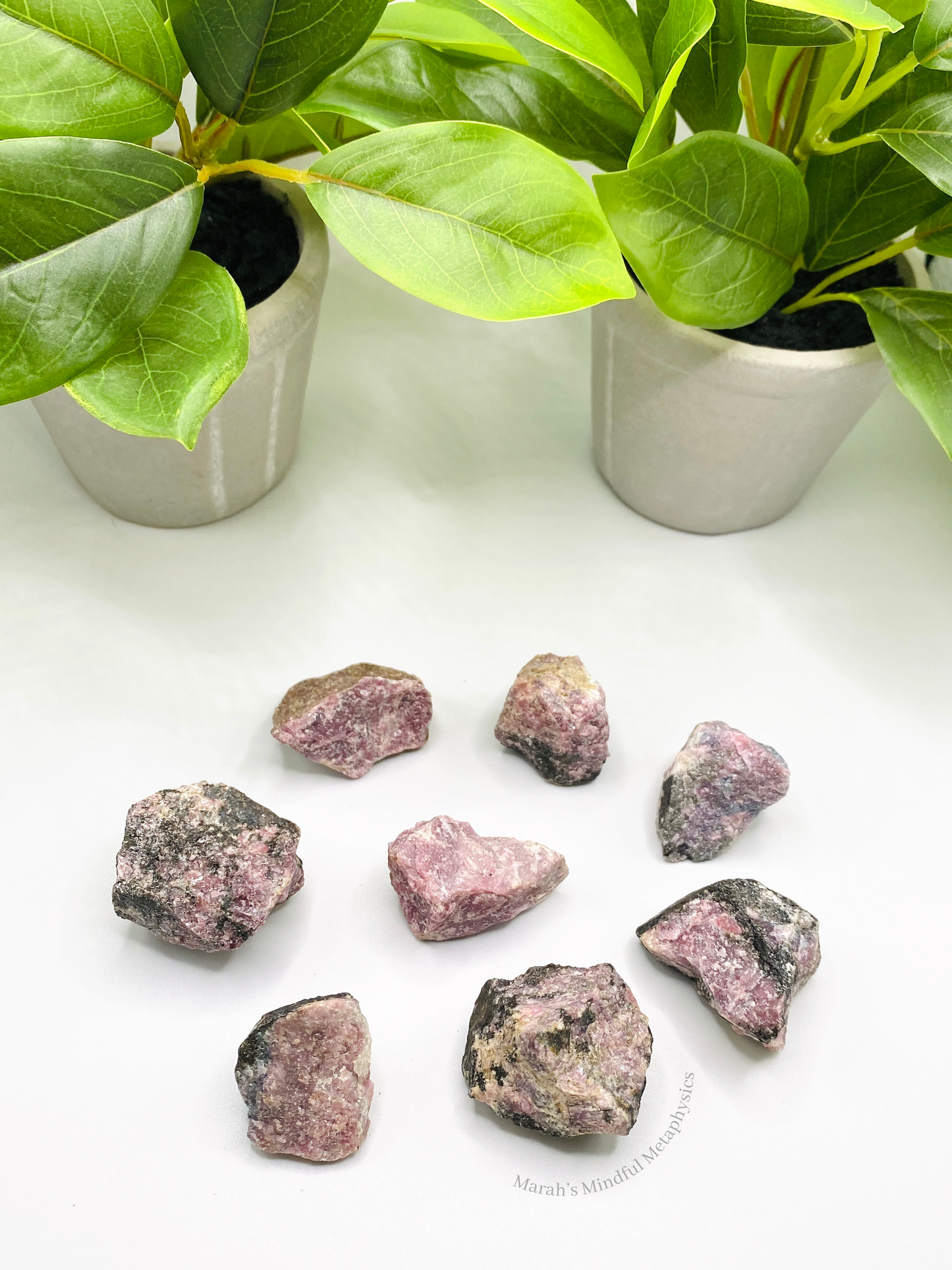 Raw Rhodonite