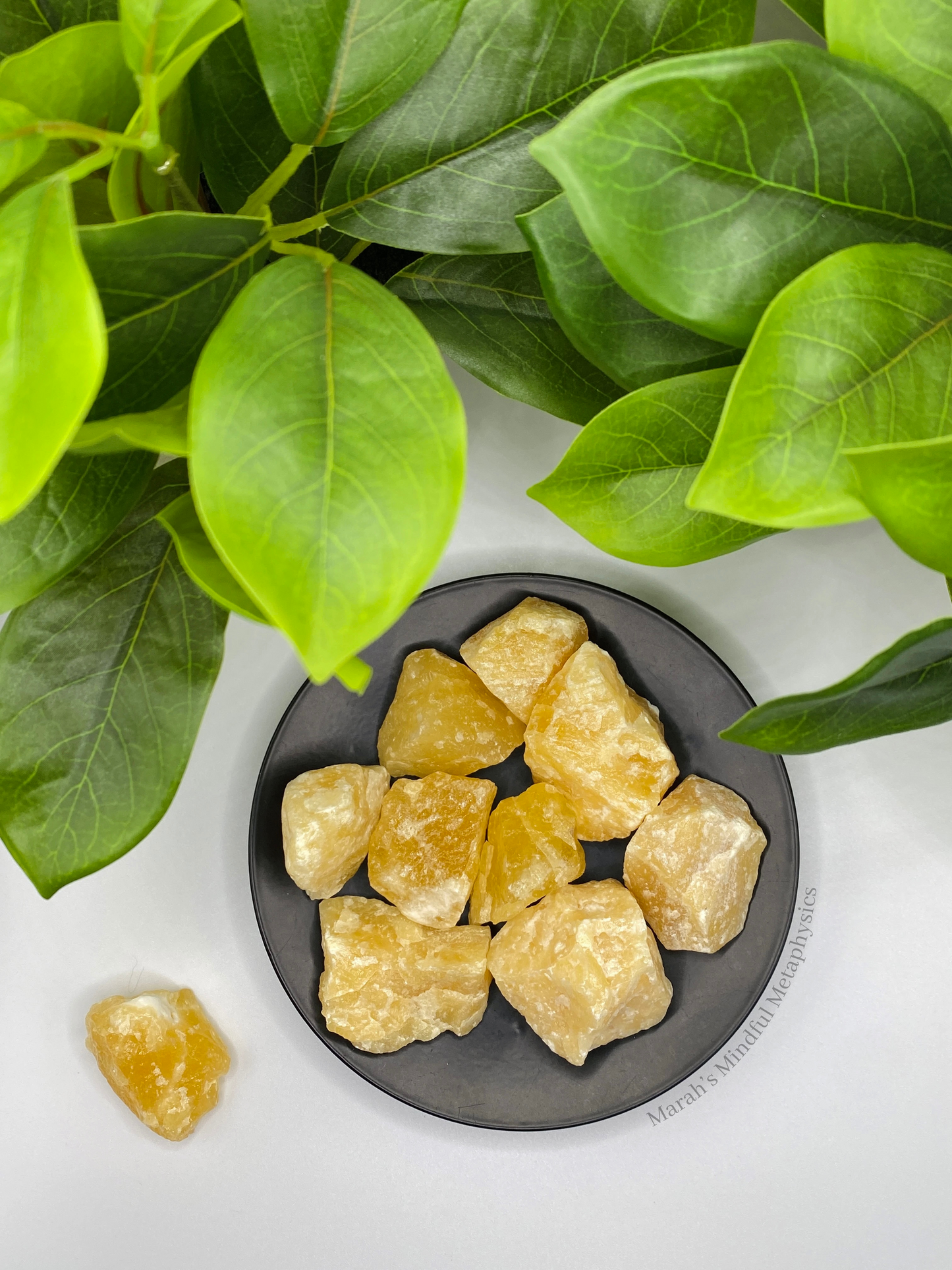 Raw Orange Calcite Chunk