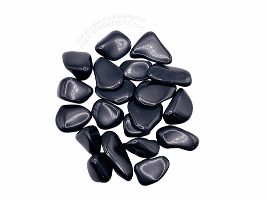 Tumbled Black Obsidian