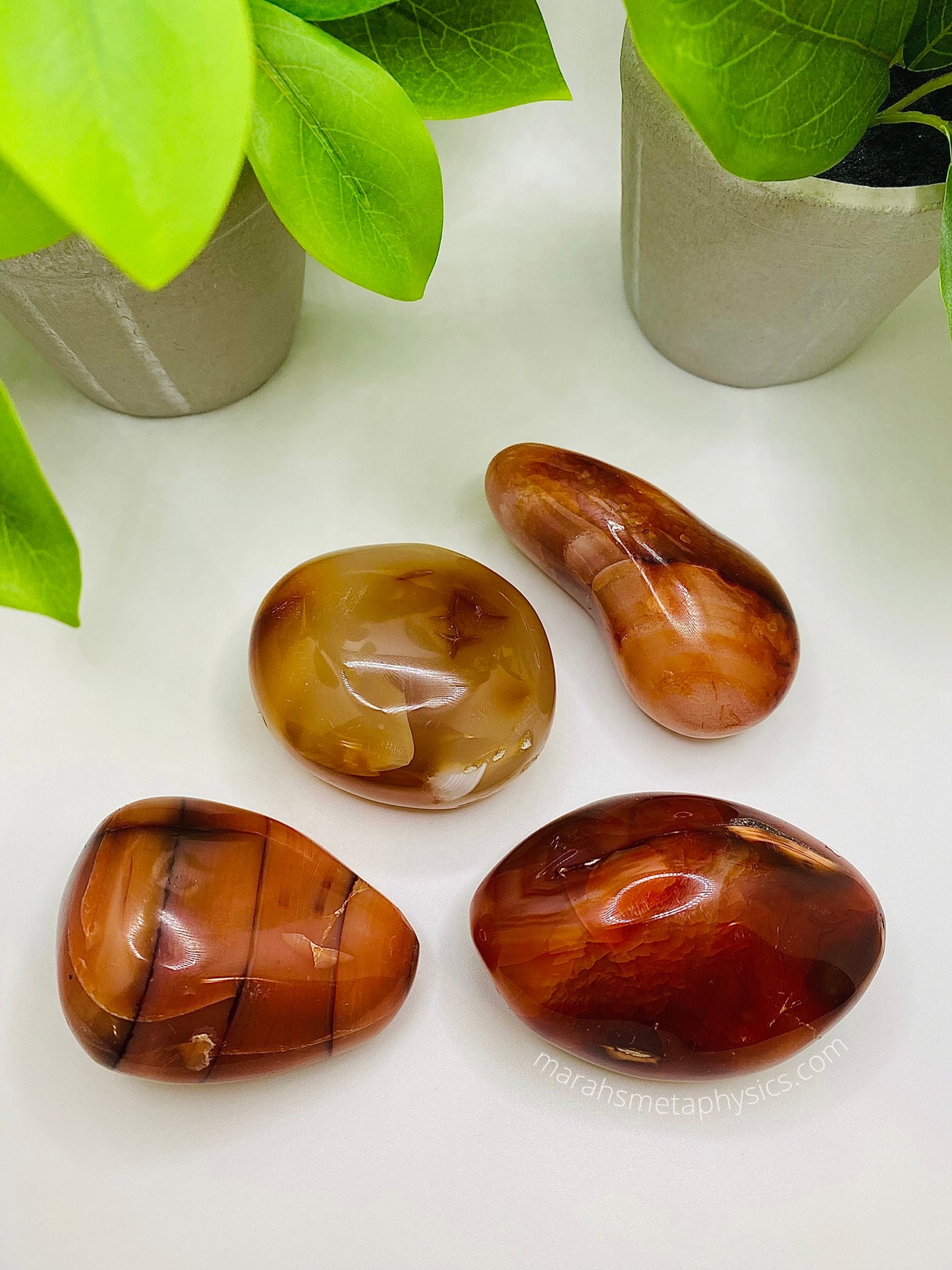 Carnelian Palm Stone