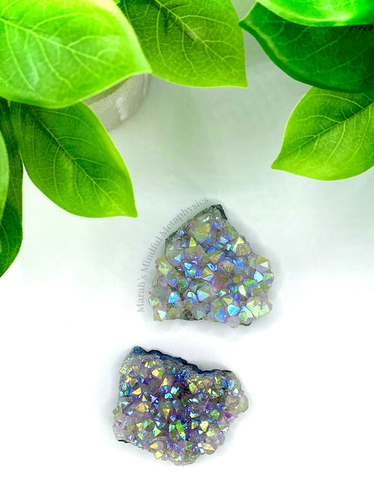 Blue Aura Druzy