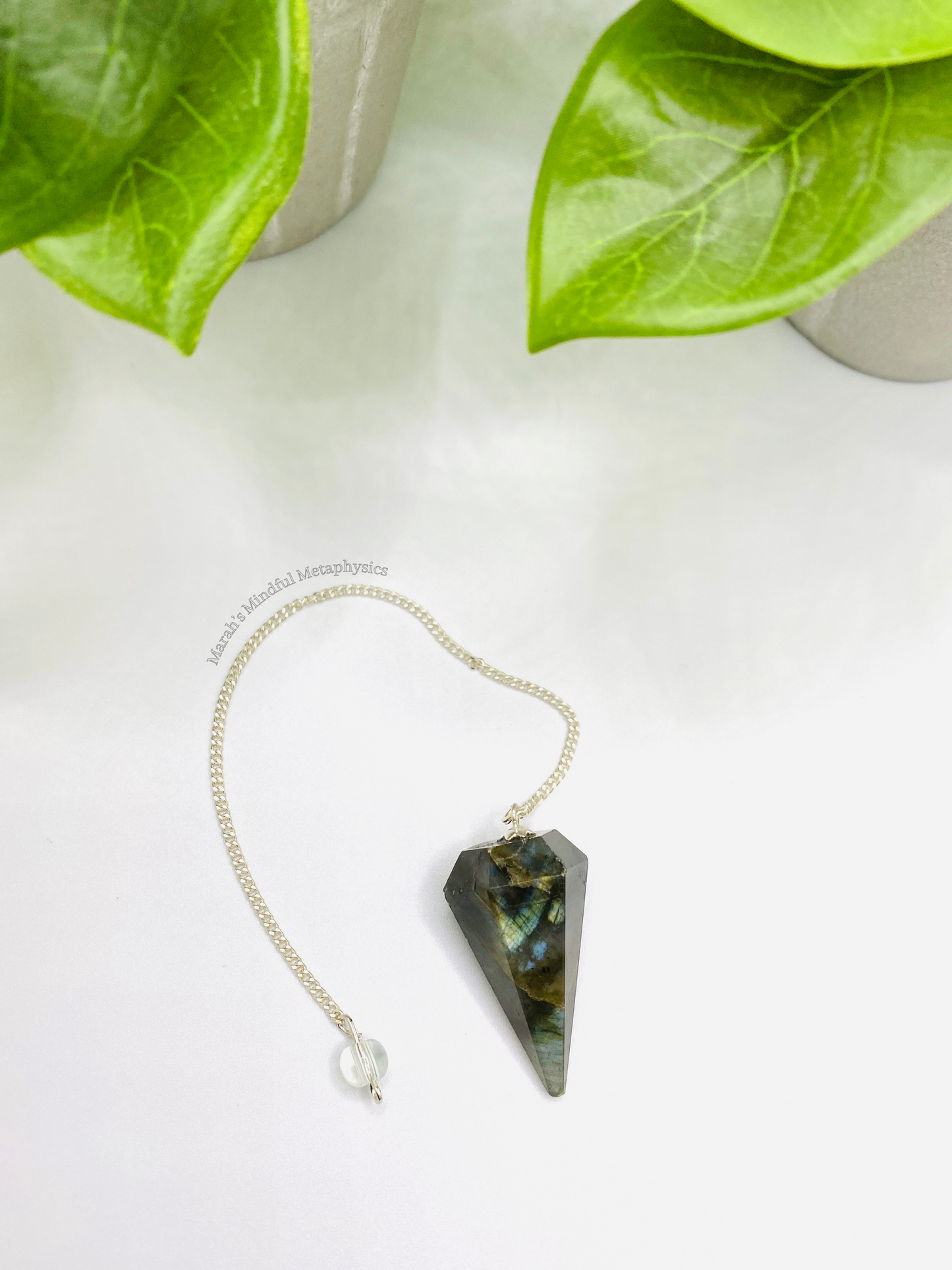 Crystal Faceted Cone Pendulums