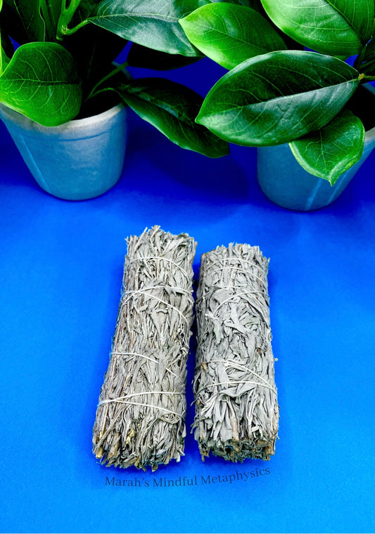 4” Blue Sage Stick (Health & Wealth)