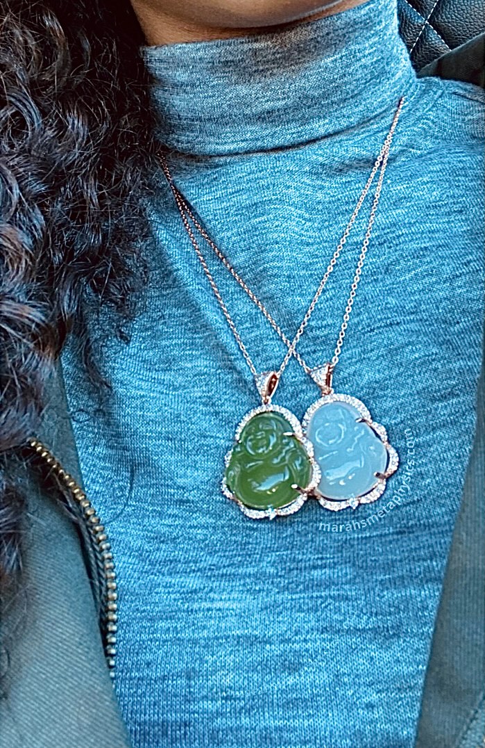 Jade Buddha Pendant Necklaces