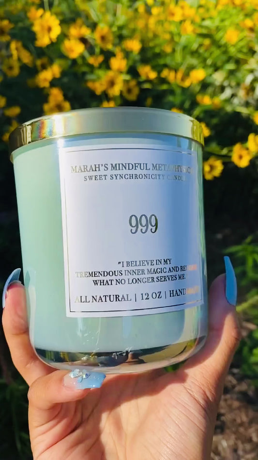 Sweet Synchronicity 999 Candle