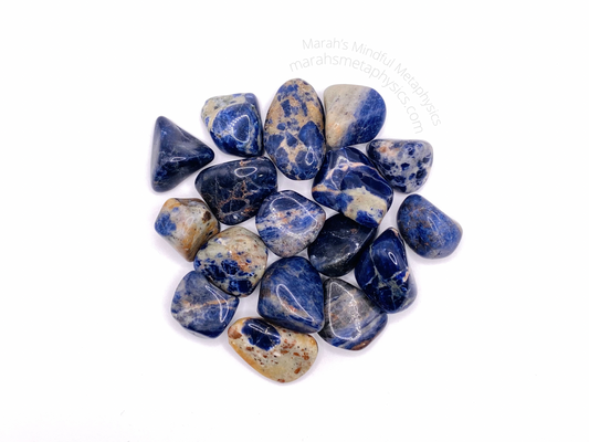 Tumbled Sodalite