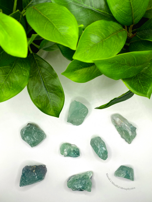 Raw Green Fluorite