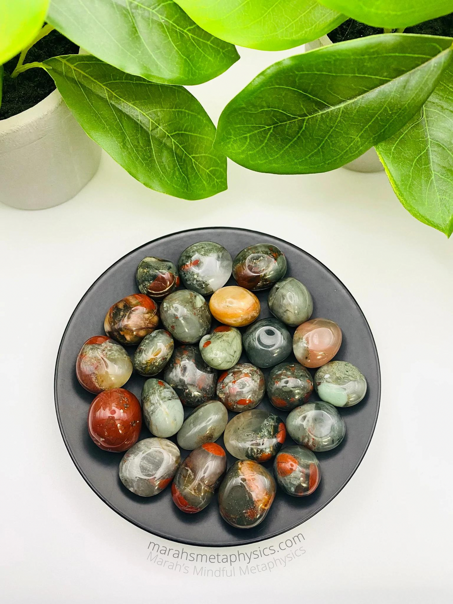 Tumbled African Bloodstone