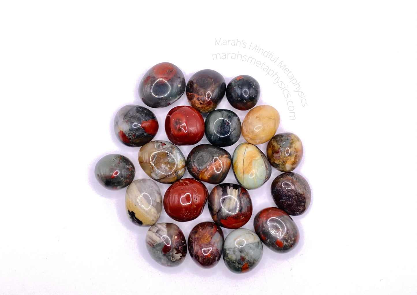 Tumbled African Bloodstone