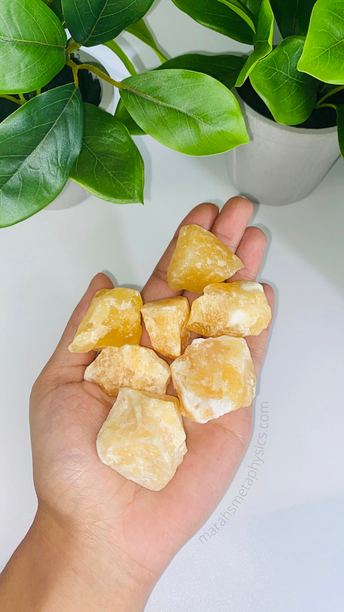 Raw Orange Calcite Chunk