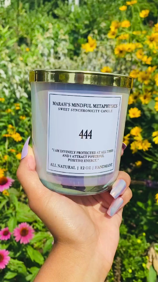 Sweet Synchronicity 444 Candle