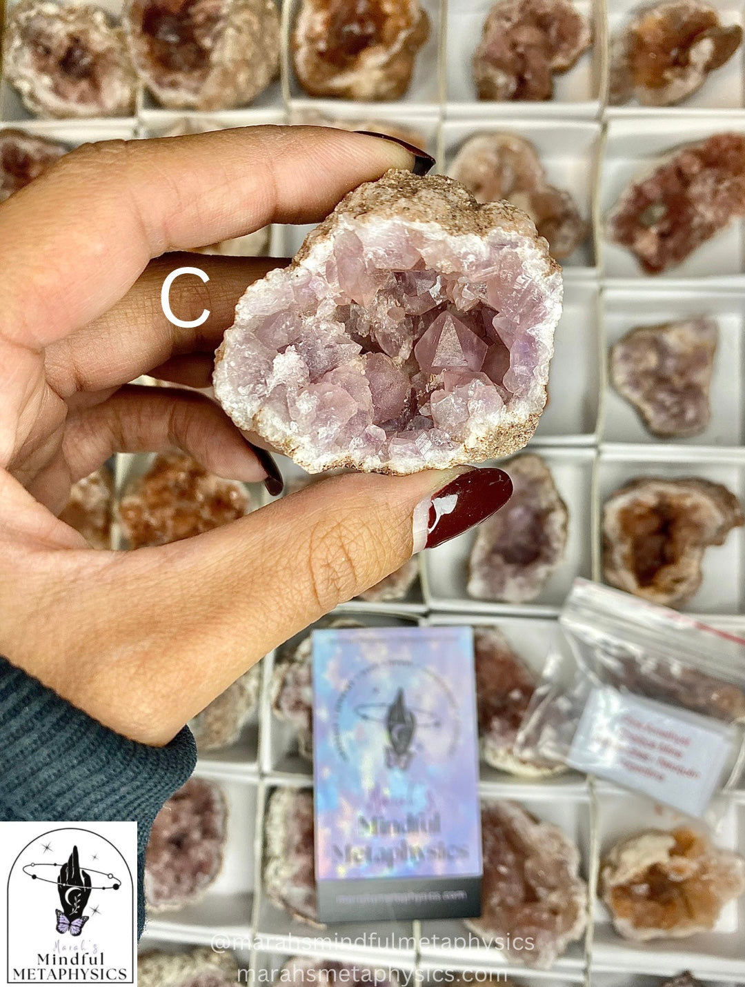 Pink Amethyst Geode