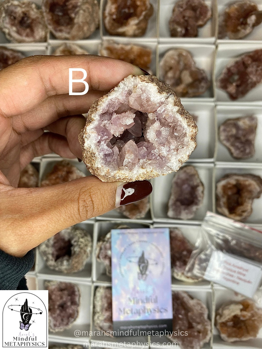 Pink Amethyst Geode