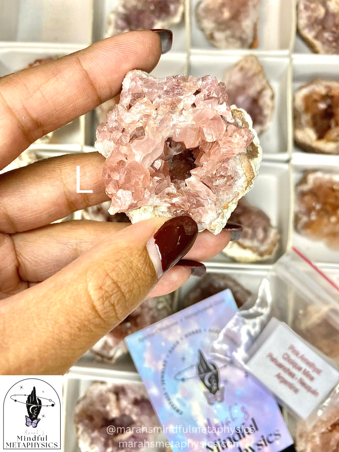 Pink Amethyst Geode