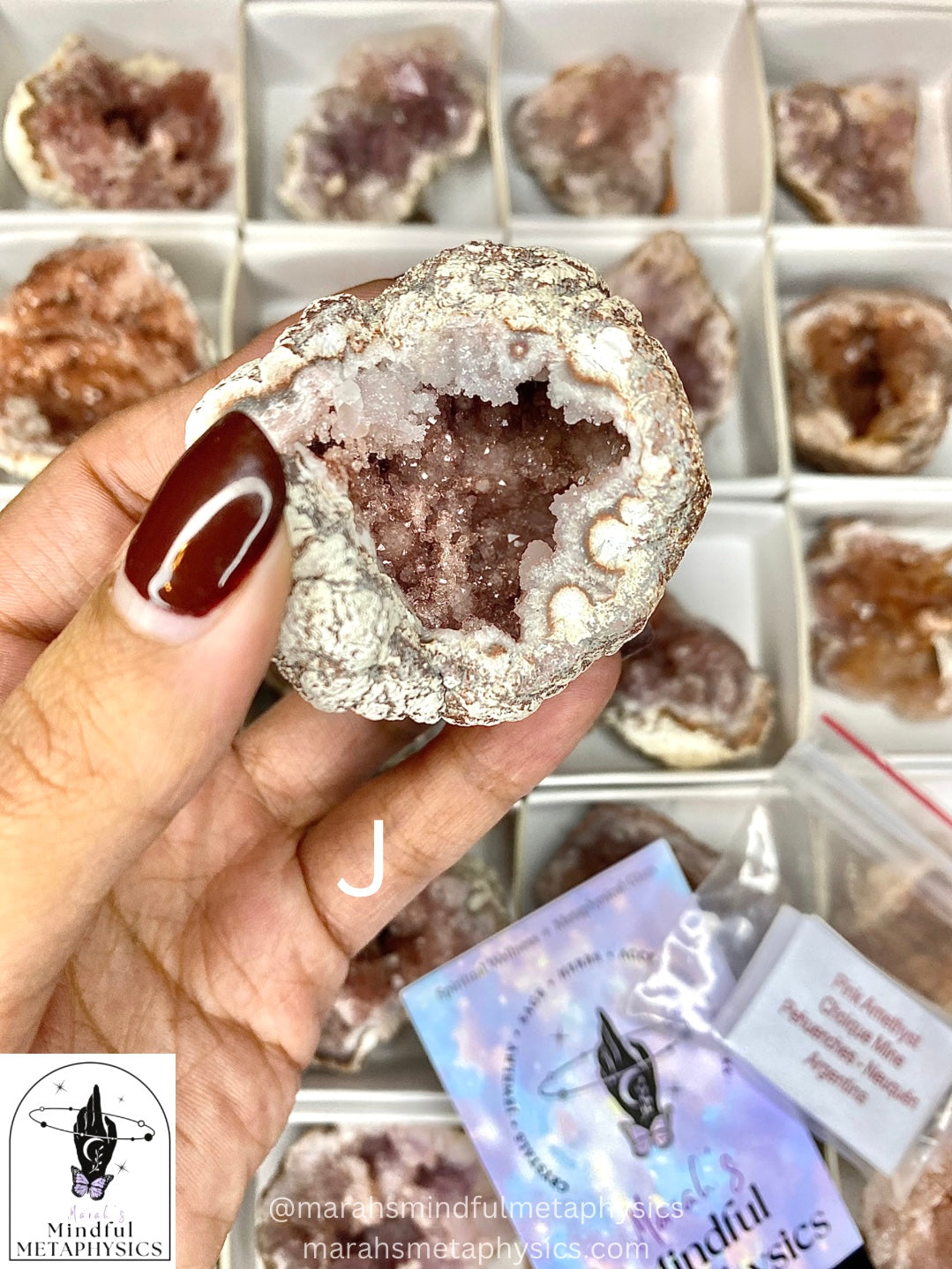 Pink Amethyst Geode