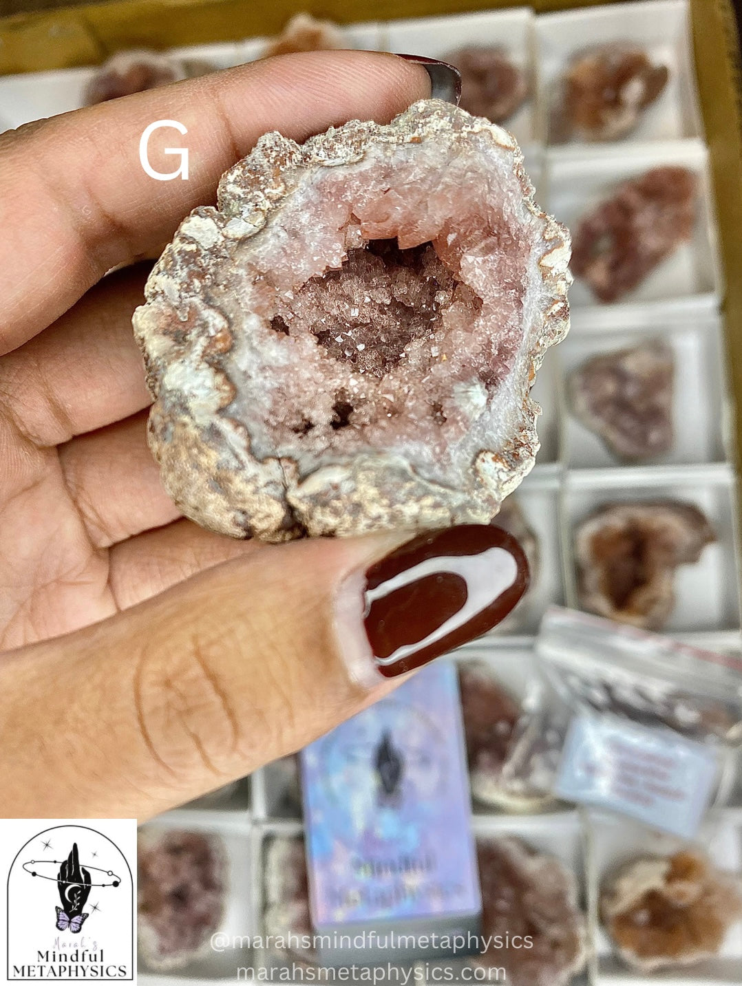 Pink Amethyst Geode