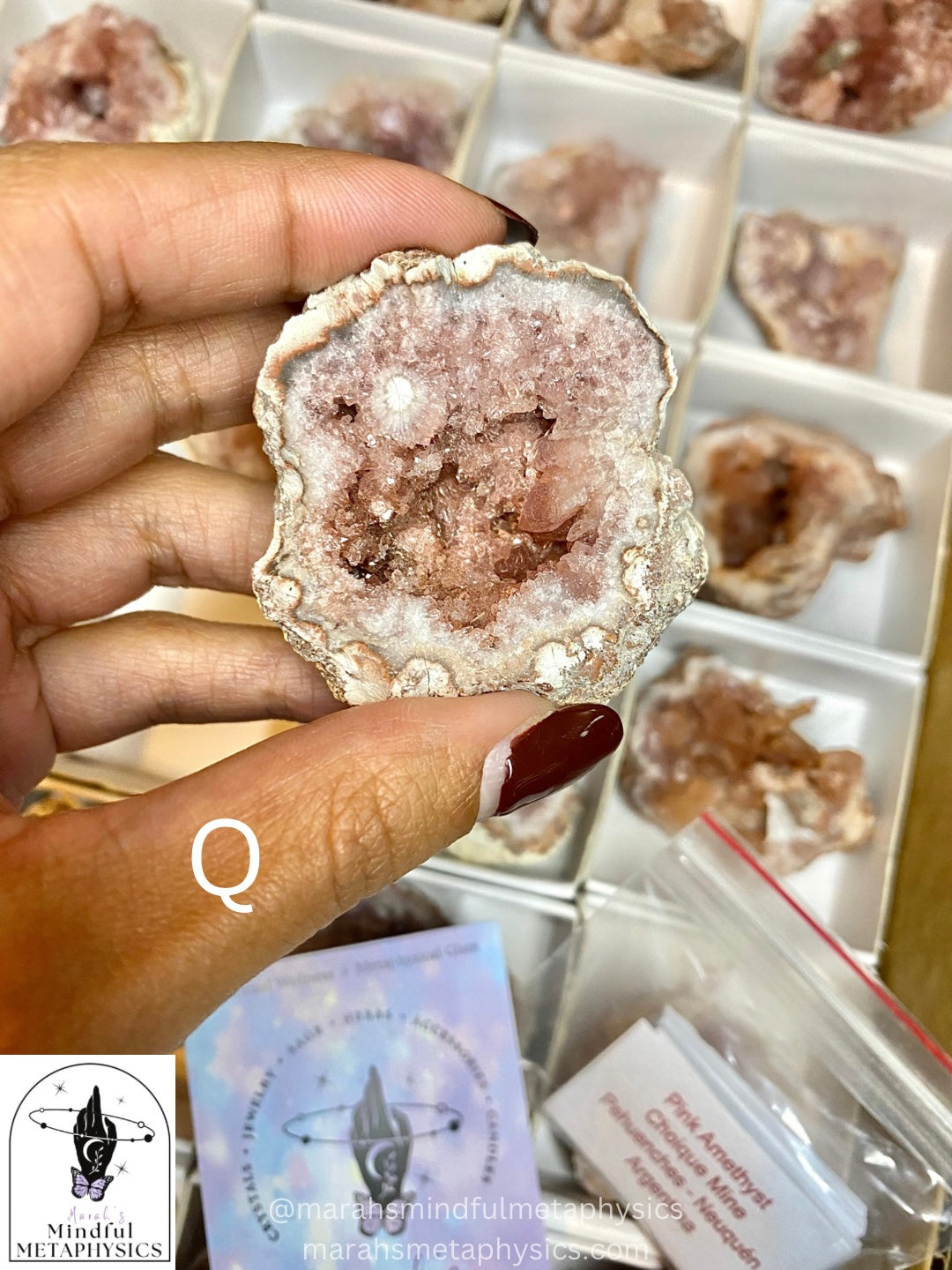 Pink Amethyst Geode