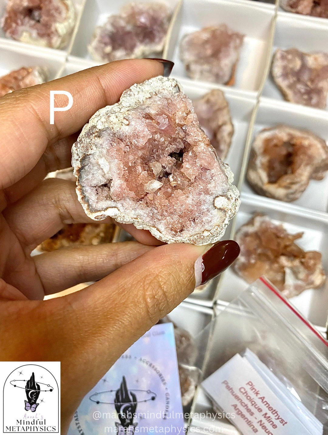 Pink Amethyst Geode