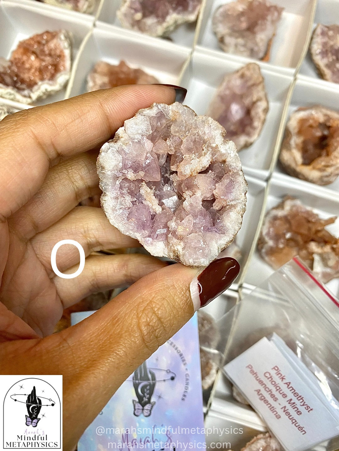 Pink Amethyst Geode