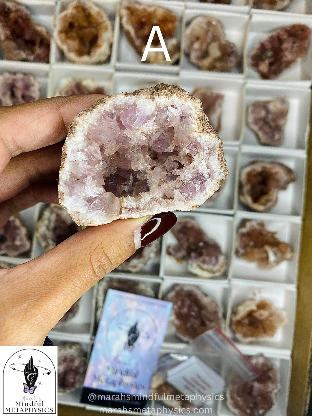 Pink Amethyst Geode