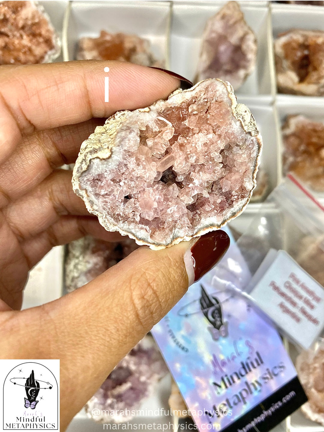 Pink Amethyst Geode