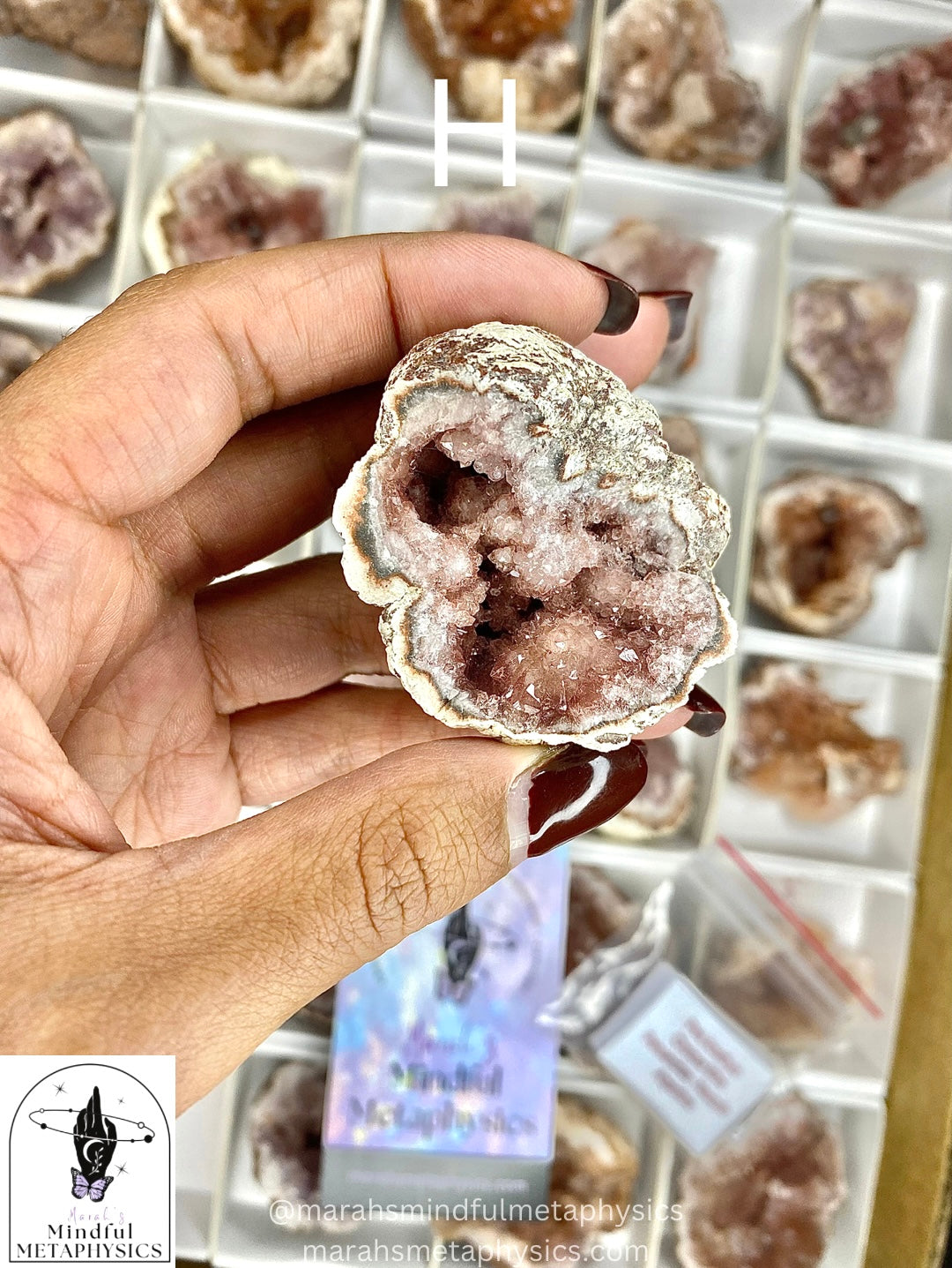 Pink Amethyst Geode